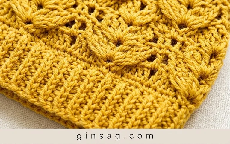Crochet 3D Leaf Stitch Beanie Hat Free Patterns-Video